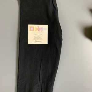 Black LuLaRoe Tween leggings